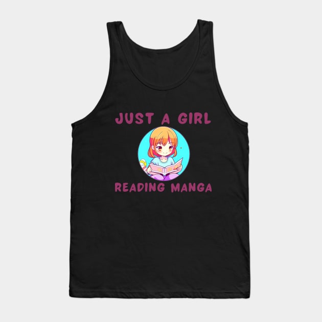 Manga girl Tank Top by IOANNISSKEVAS